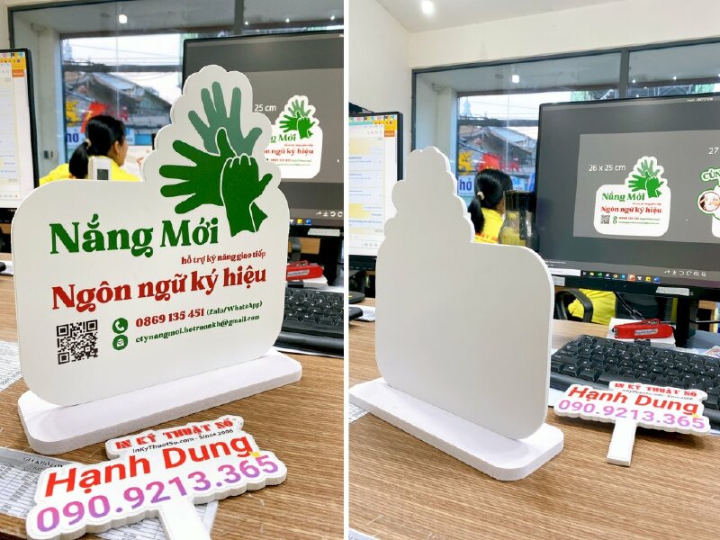 In standee để bàn tư vấn lớp học kỹ năng - INKTS700