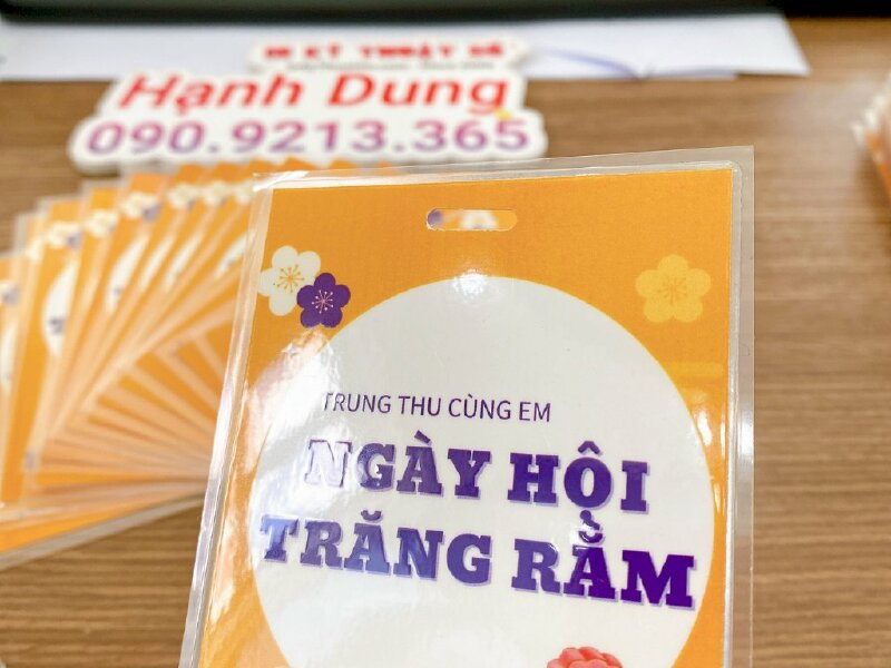 In thẻ tình nguyện viên sự kiện Trung thu cùng em Ngày hội trăng rằm - INKTS686