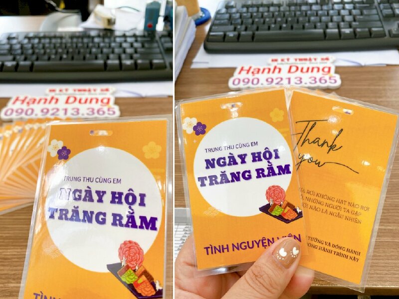 In thẻ tình nguyện viên sự kiện Trung thu cùng em Ngày hội trăng rằm - INKTS686