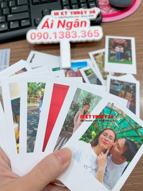 In ảnh Polaroid kỷ niệm dùng dán sổ tay, để vào ví, lưu giữ kỷ niệm tuổi trẻ