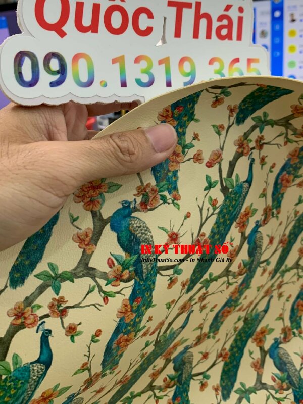 Simili in họa tiết phượng hoàng độc đáo theo yêu cầu