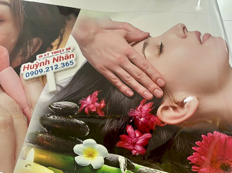 In trang trí tiệm tóc, hair salon, cắt tóc, gội đầu cho nữ