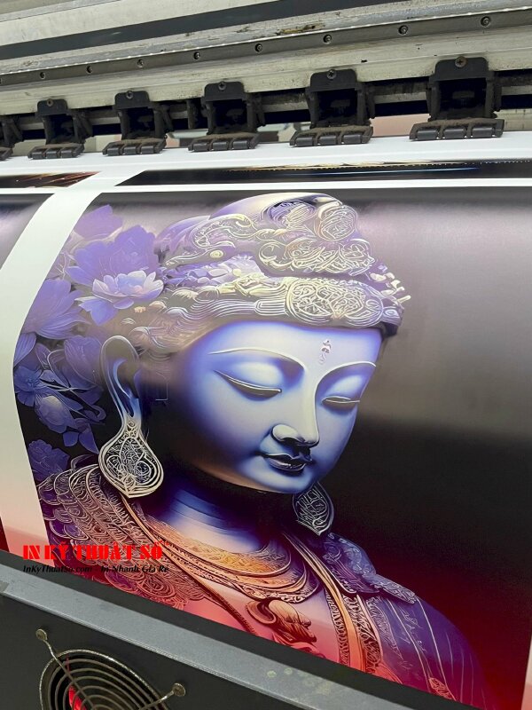 In tranh bằng kỹ thuật in ấn chất lượng của In Kỹ Thuật Số sicne 2006 - Đơn vị tiên phong trong công nghệ hiện đại