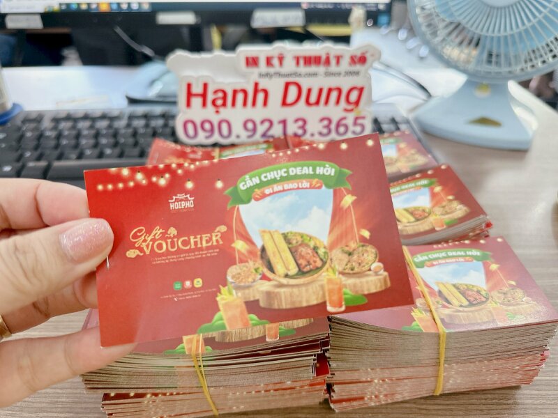 In cuốn voucher nhà hàng, in voucher giá rẻ - INKTS799