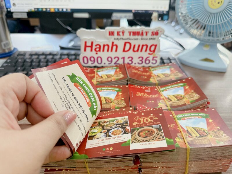 In cuốn voucher nhà hàng, in voucher giá rẻ - INKTS799