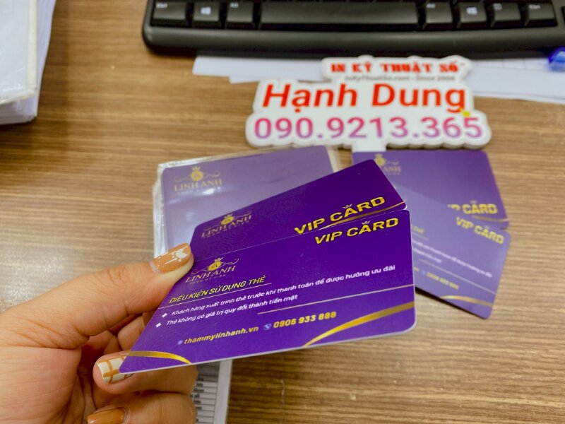 In VIP Card thẻ khách hàng VIP Member series cho thẩm mỹ viện - INKTS731