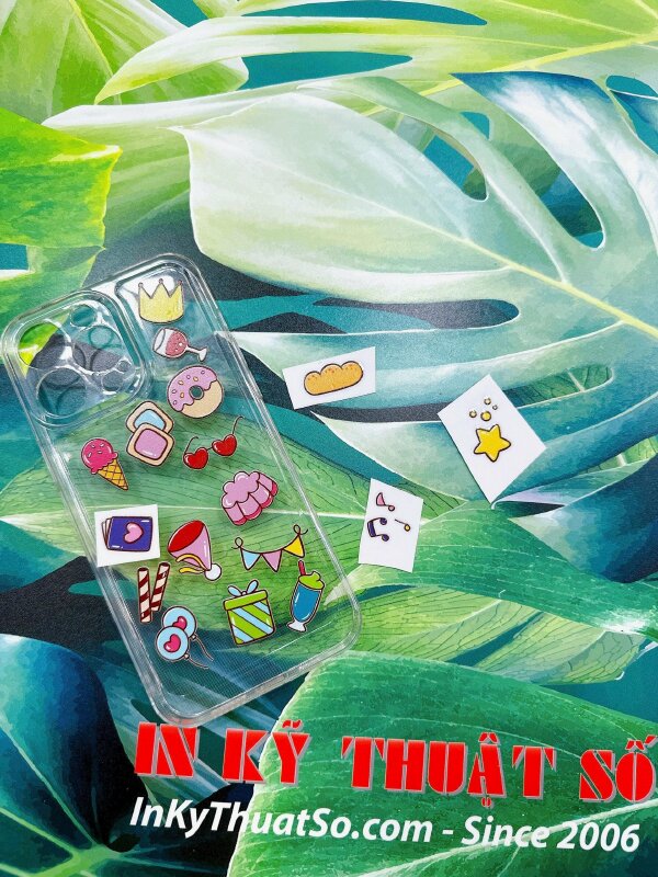 In sticker theo yêu cầu, sticker dán ốp lưng điện thoại, in mọi số lượng