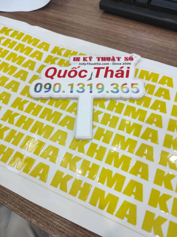 Tem dán siêu bền, siêu dính, siêu nét được ra đời bằng công nghệ in UV DTF