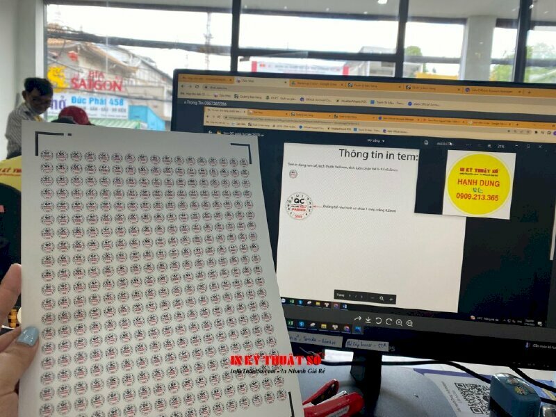 Ứng dụng in decal tem vỡ