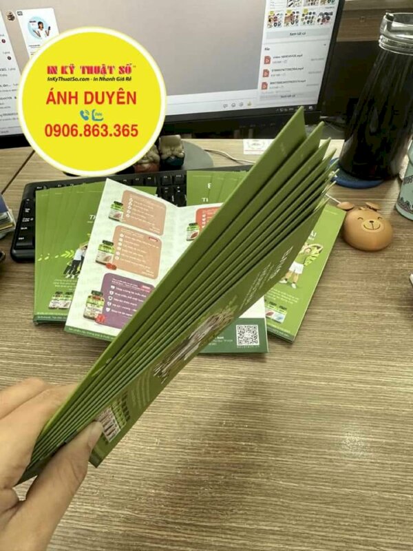 Bìa sơ mi giấy giới thiệu sản phẩm được in trên chất liệu giấy C300gsm