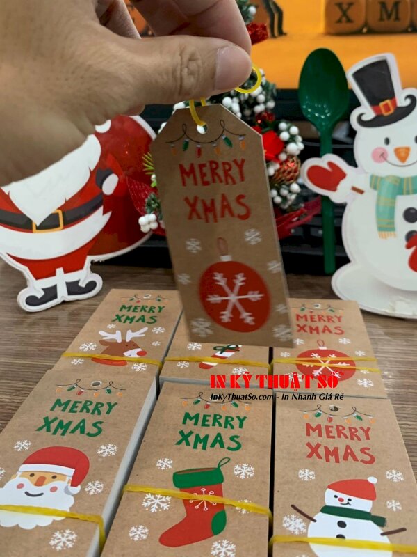 Tag giấy in 2 mặt bằng kỹ thuật in phun kỹ thuật số - In ấn bởi In Kỹ Thuật Số since 2006