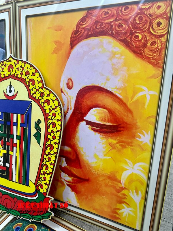 Tranh Phật giáo mang phong cách Tây Tạng màu sắc hài hòa, sắc nét được in ấn tới In Kỹ Thuật Số 365 Lê Quang Định, Bình Thạnh, TPHCM