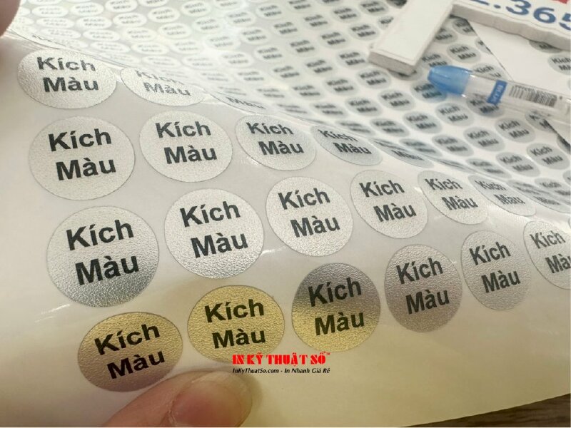 In Decal xi bạc dán son dưỡng kích màu môi, tem dán son môi - INKTS898