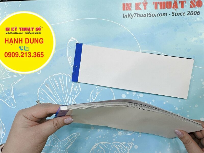 In phiếu mua hàng đóng cuốn, in cuốn voucher cho đại lý phân phối - INKTS867