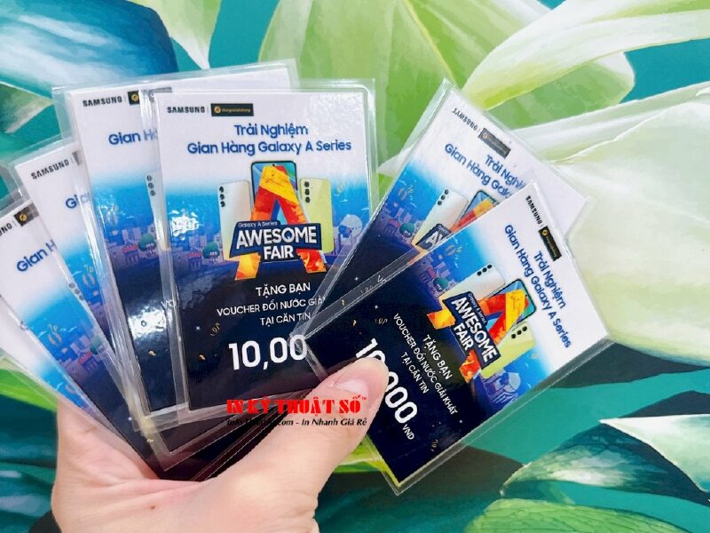 In voucher đổi quà tặng, voucher sự kiện trải nghiệm sản phẩm - INKTS823