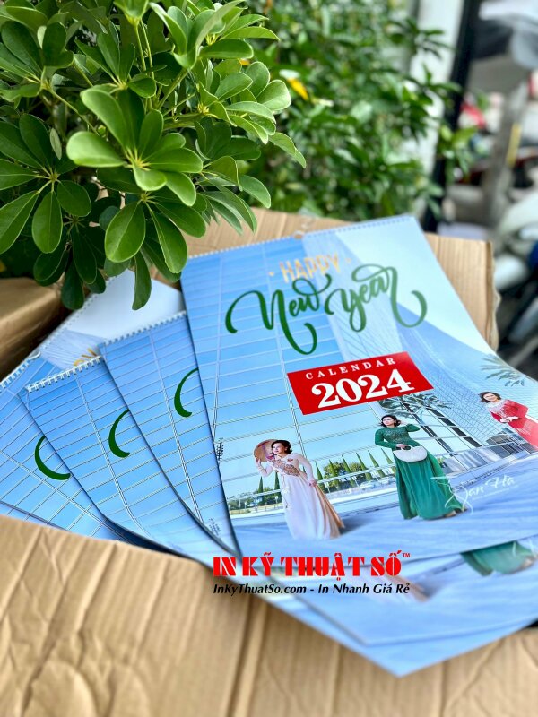 Lịch treo tường mừng Xuân Giáp Thìn 2024 - In ấn bởi In Kỹ Thuật Số since 2006