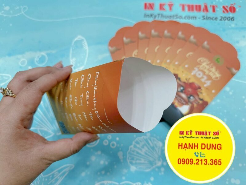Mẫu bao lì xì ra đời bằng công nghệ in Offset tại In Kỹ Thuật Số 365 Lê Quang Định