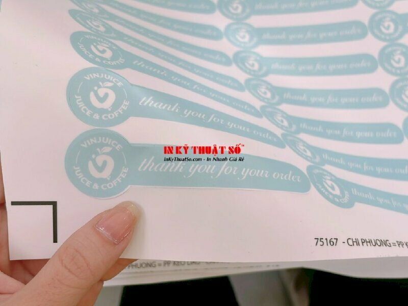 Mẫu tem dán năp chai, in tem niêm phong nắp chai theo yêu cầu - In ấn bởi In Kỹ Thuật Số since 2006