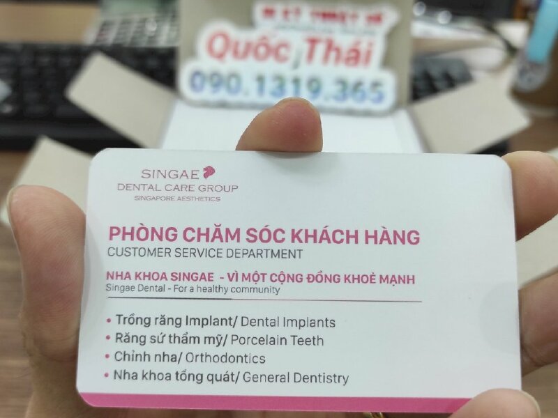 In card visit nha khoa phòng khám tư - INKTS972