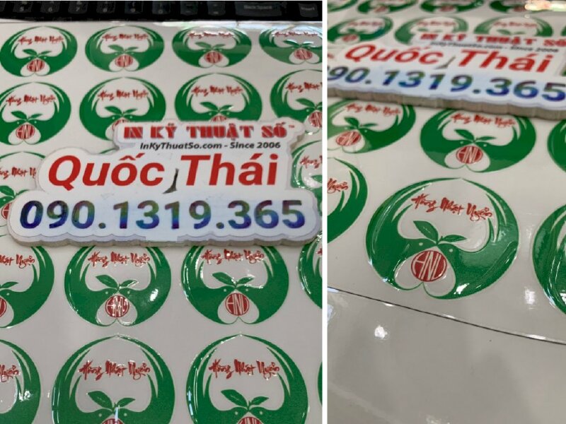 In tem nhãn DTF logo cửa hàng văn hóa phẩm nghệ thuật Phật giáo, thiền trà - INKTS968