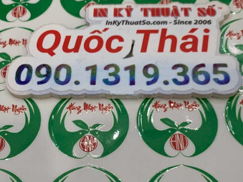 In tem nhãn DTF logo cửa hàng văn hóa phẩm nghệ thuật Phật giáo, thiền trà - INKTS968