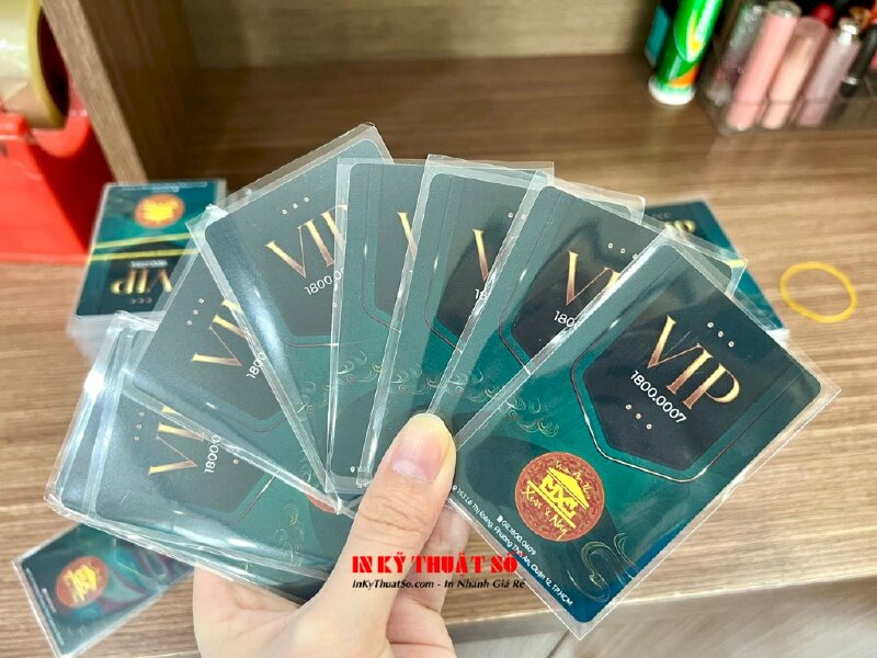 In thẻ nhựa vip nhà hàng ẩm thực 3 miền truyền thống - INKTS964