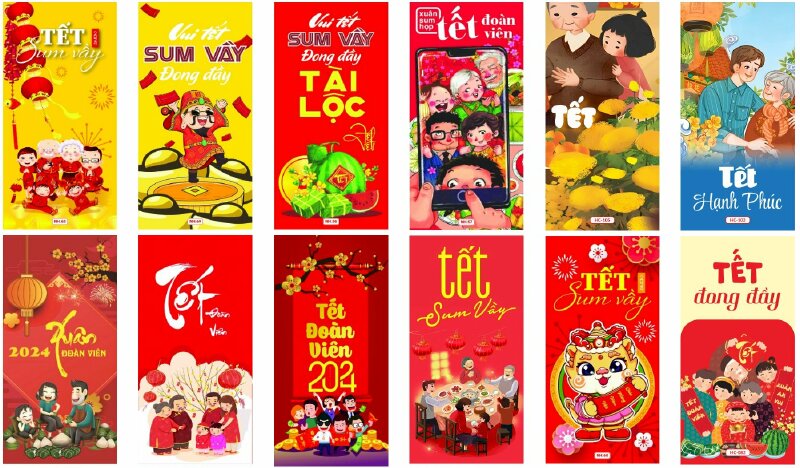 mẫu bao lì xì giá rẻ