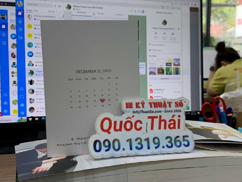 Thiệp cưới in hình cô dâu chú rể - INKTS948