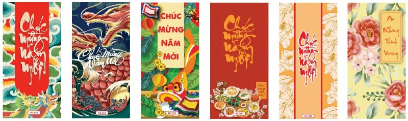 Mẫu bao lì xì giá rẻ