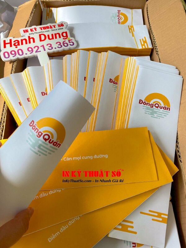 In bao đựng đũa muỗng nhà hàng giá rẻ TPHCM