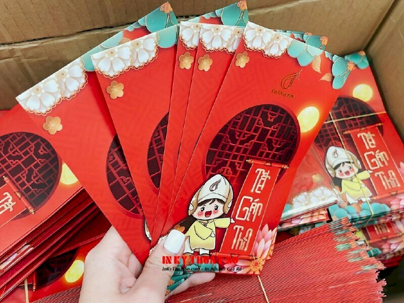 In bao lì xì Tết 2024 theo yêu cầu, in mọi số lượng tại 365 Lê Quang Định