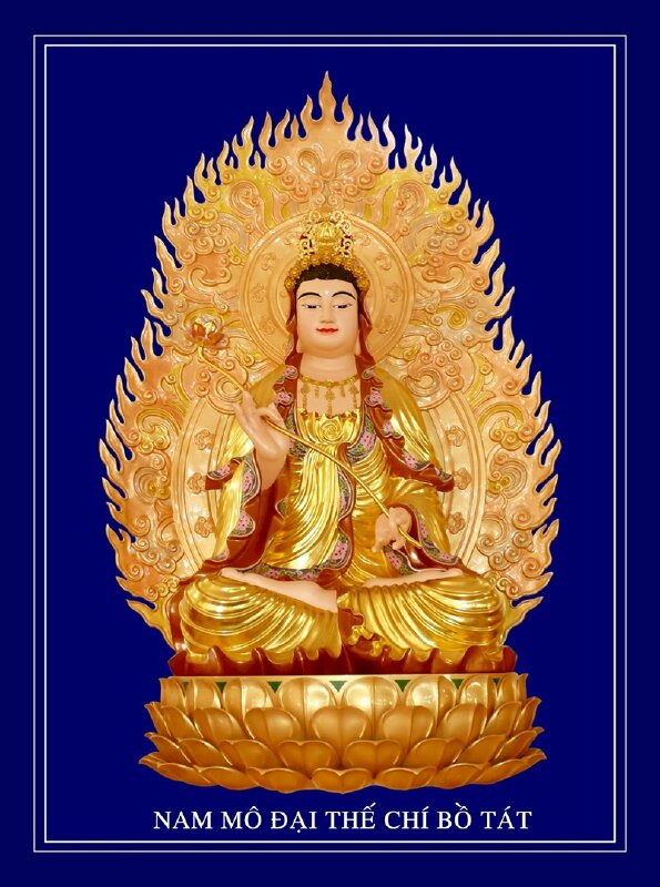 Phật Bản Mệnh Đại Thế Chí Bồ Tát Bạc - AN GEMS - TRANG SỨC PHONG THỦY ĐÁ  QUÝ TỰ NHIÊN