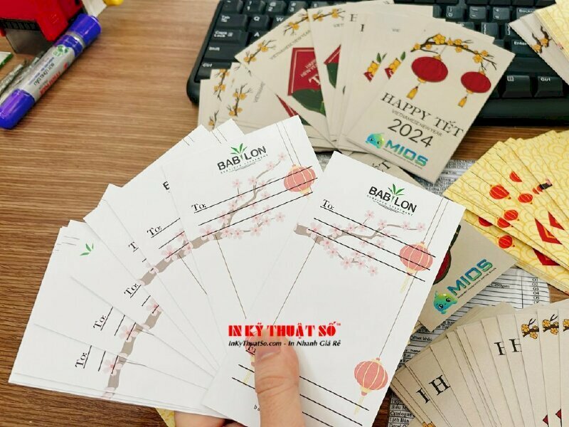In thiệp chúc mừng năm mới giá rẻ TPHCM
