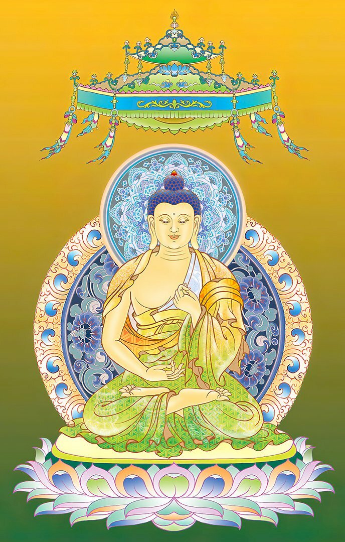 Nam Mô Viên Mãn Hương Tích Thế Giới - Kim Sắc Bảo Quang Diệu Hạnh Thành Tựu Như Lai, có cõi Tịnh Độ là Viên Mãn Hương Tích Thế giới.