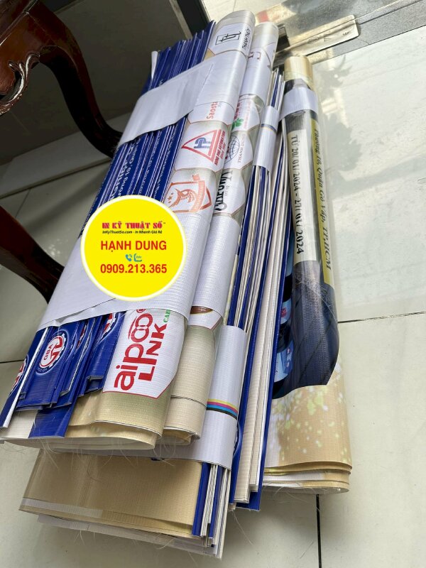 Mẫu băng rôn sự kiện quảng cáo tại hội chợ Tết với chất liệu bạt HIflex 3.2zem - In ấn & Gia công tại In Kỹ Thuật Số since 2006