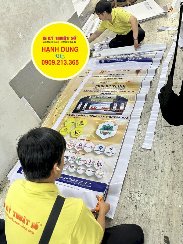 In băng rôn hội chợ Tết theo yêu cầu, nhận in mọi số lượng dù chỉ 1 ấn phẩm