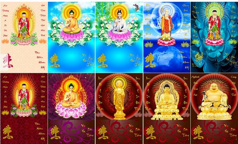 Tải ảnh bìa lịch Bloc Phật Giáo đẹp, chất lượng cao