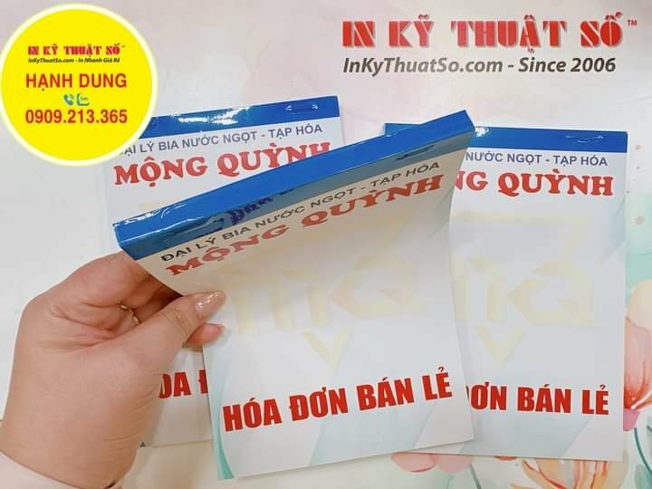 In hóa đơn bán lẻ đại lý bia nước ngọt tạp hóa - INKTS1123