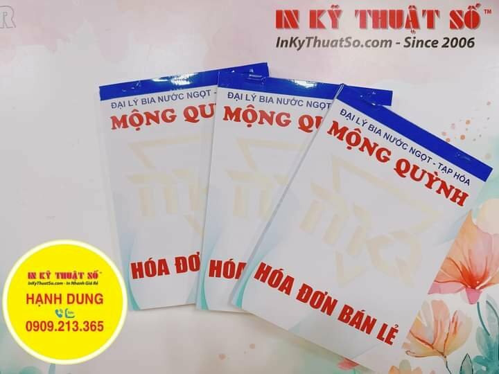 In hóa đơn bán lẻ đại lý bia nước ngọt tạp hóa - INKTS1123