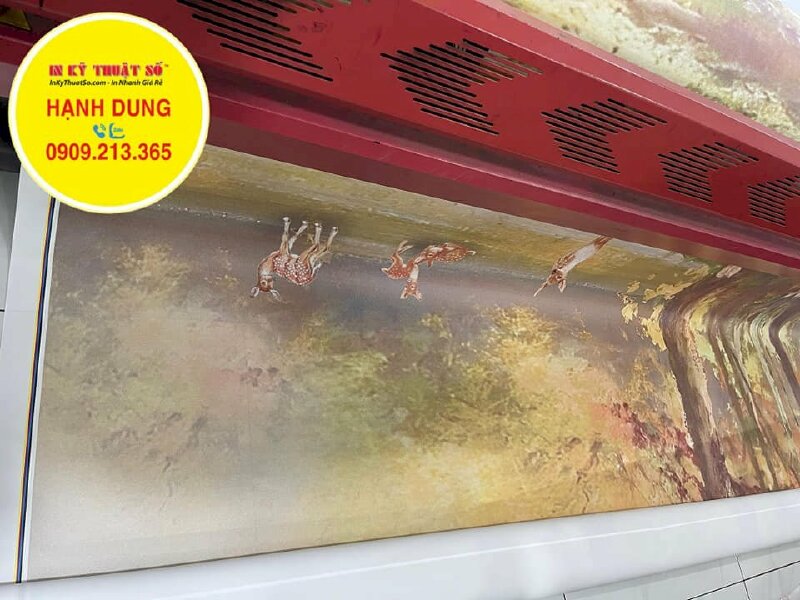 In phông nền chụp ảnh Studio khổ 3m trên nền vải Canvas dầu mờ - INKTS1120