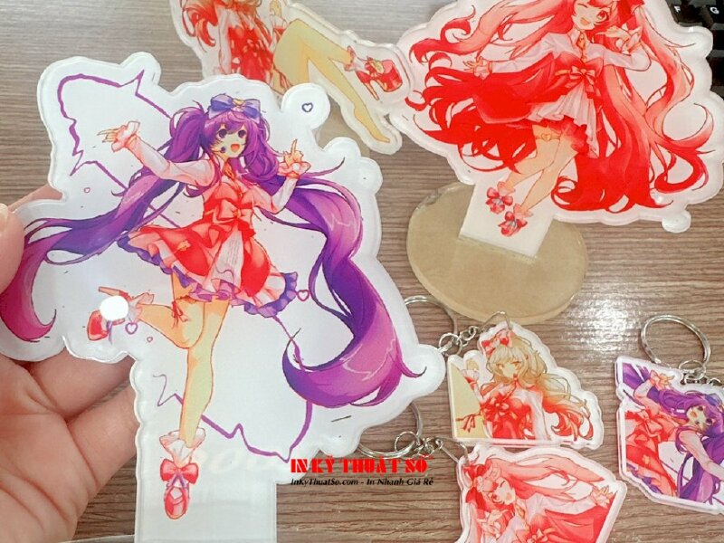 In standee mica nhân vật anime Aisha, Laby, Eve (ELSTAR) (Elsword) Mega Cake Idols - INKTS1085