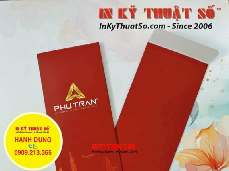 Set bao thư & thiệp Tết, thiệp chúc mừng năm mới đối tác khách hàng - INKTS1106