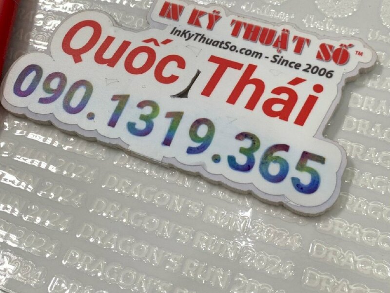 Sticker in nổi 3D UV DTF logo công ty đa quốc gia về sản phẩm tiêu dùng - INKTS1089