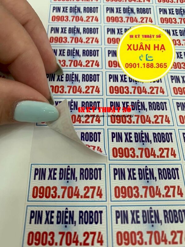 In decal vỡ niêm phong sản phẩm tạo sự an toàn và uy tín cho doanh nghiệp