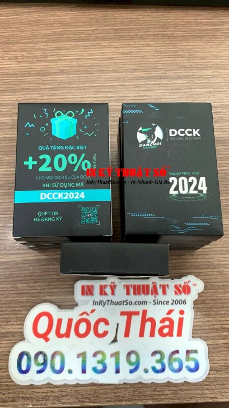 Bộ 54 thẻ bài cho Tết thêm sum vầy, vui vẻ, hộp làm từ giấy I300gsm