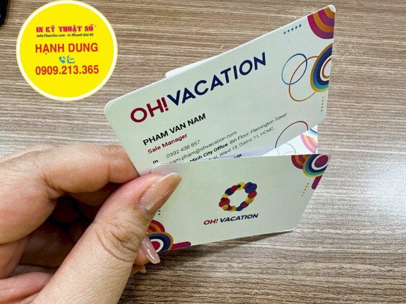 In card visit Sale Manager trưởng phòng kinh doanh, quản lý bán hàng - INKTS1174