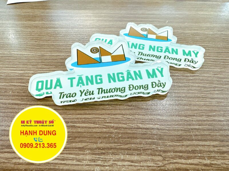 In Mica UV logo cửa hàng dùng để chụp hình sản phẩm - INKTS1214