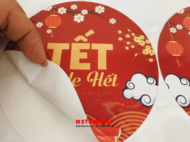 In tem Decal sữa dán sản phẩm quà Tết - INKTS1145