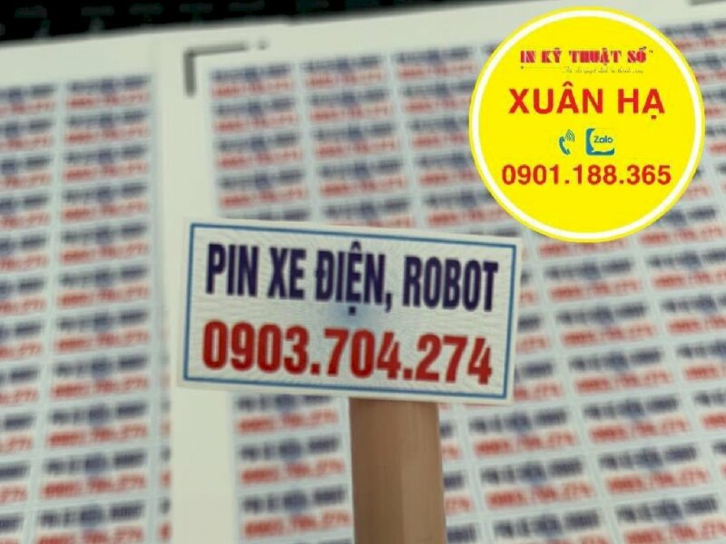 In tem niêm phong sản phẩm, tem decal vỡ niêm phong Pin xe điện, robot - INKTS1199