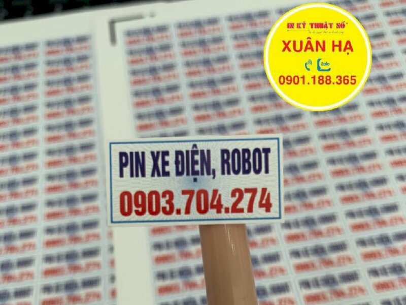 In tem niêm phong sản phẩm, tem decal vỡ niêm phong Pin xe điện, robot - INKTS1199